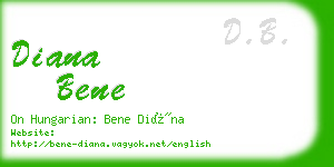 diana bene business card